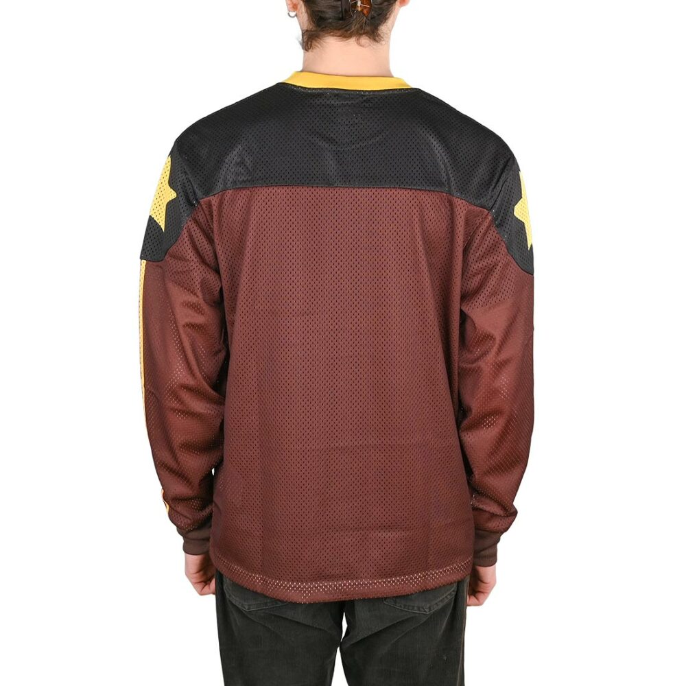Deus Ex Machina Fantasma L/S Moto Jersey - Brown Combo