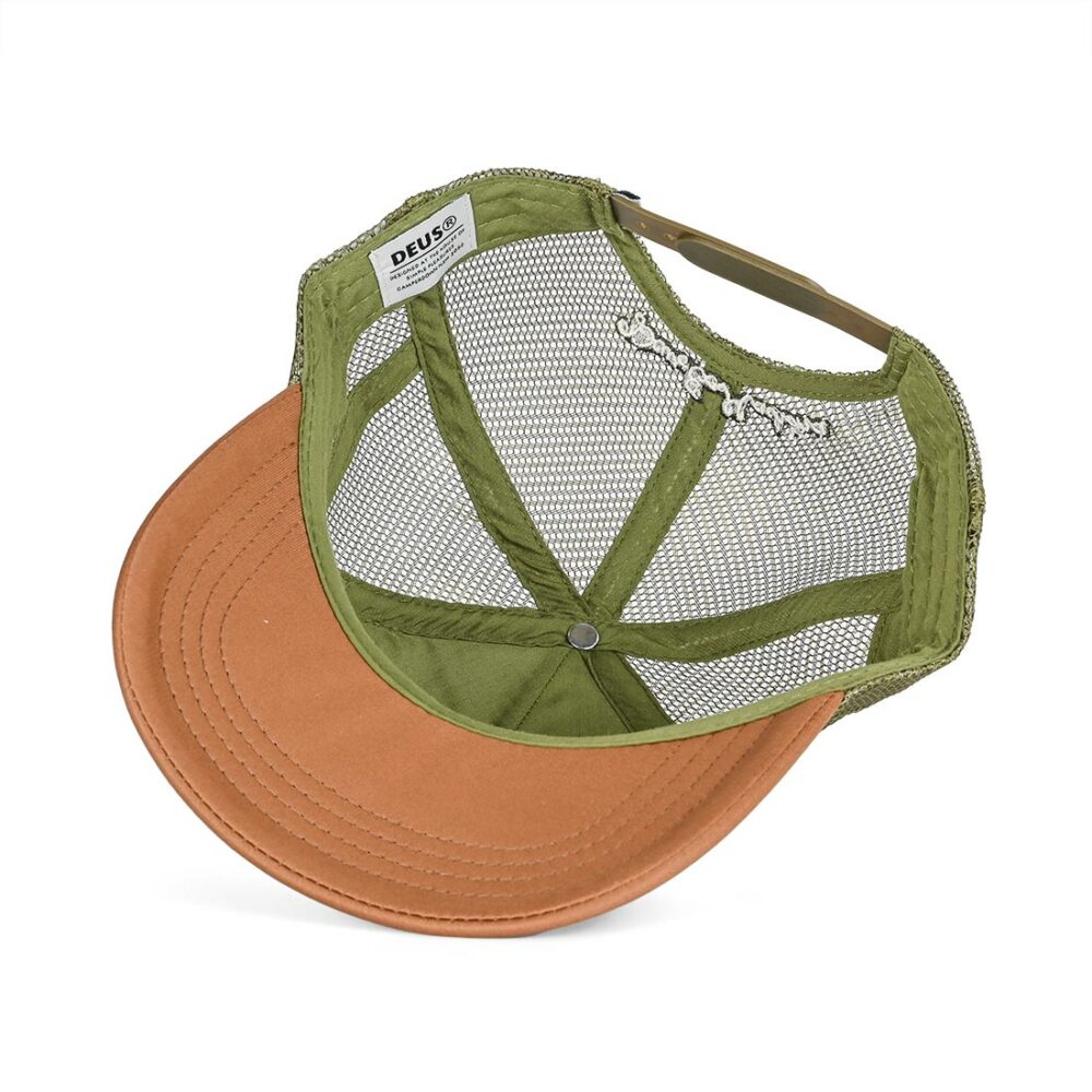 Deus Ex Machina Guesswork Mesh Back Trucker Cap - Brown