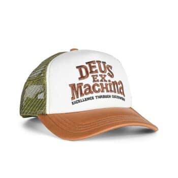 Deus Ex Machina Guesswork Mesh Back Trucker Cap - Brown