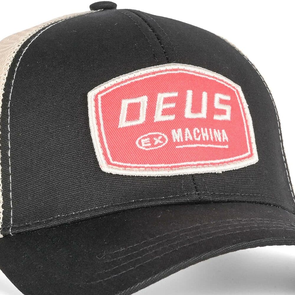 Deus Ex Machina Passenger Mesh Back Trucker Cap - Black