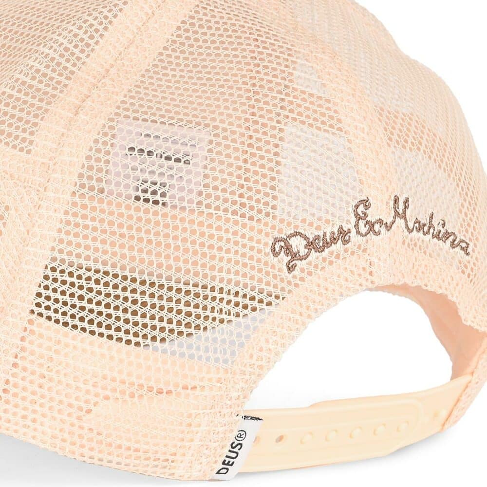 Deus Ex Machina Pill Logo Mesh Back Trucker Cap - Brown