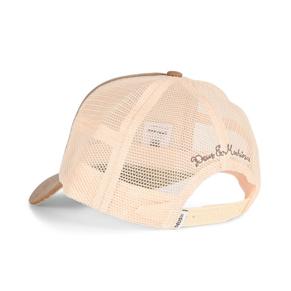 Deus Ex Machina Pill Logo Mesh Back Trucker Cap - Brown