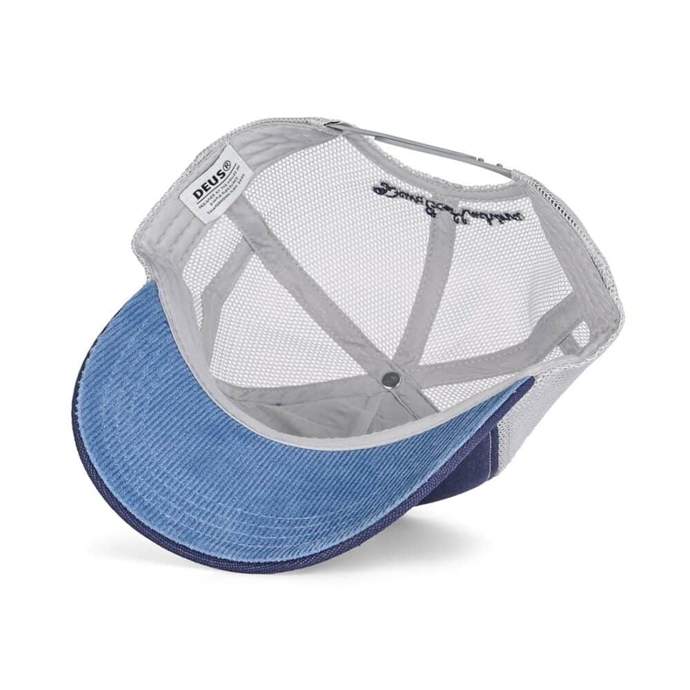 Deus Ex Machina Pill Logo Mesh Back Trucker Cap - Navy
