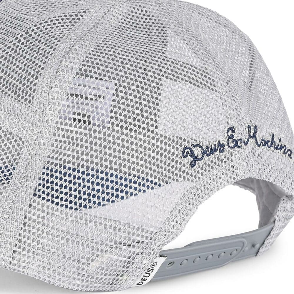 Deus Ex Machina Pill Logo Mesh Back Trucker Cap - Navy