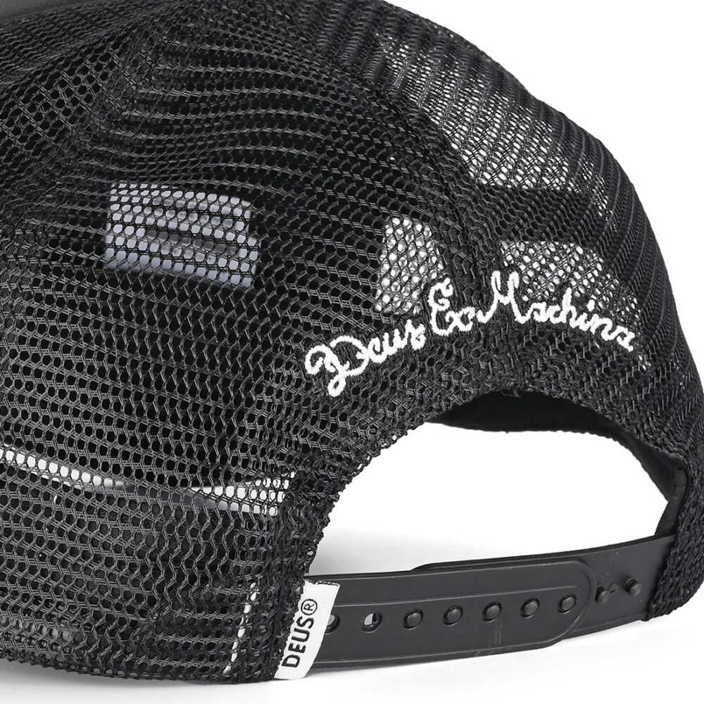 Deus Ex Machina Ride Out Mesh Back Trucker Cap - Black