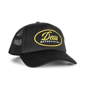 Deus Ex Machina Ride Out Mesh Back Trucker Cap - Black