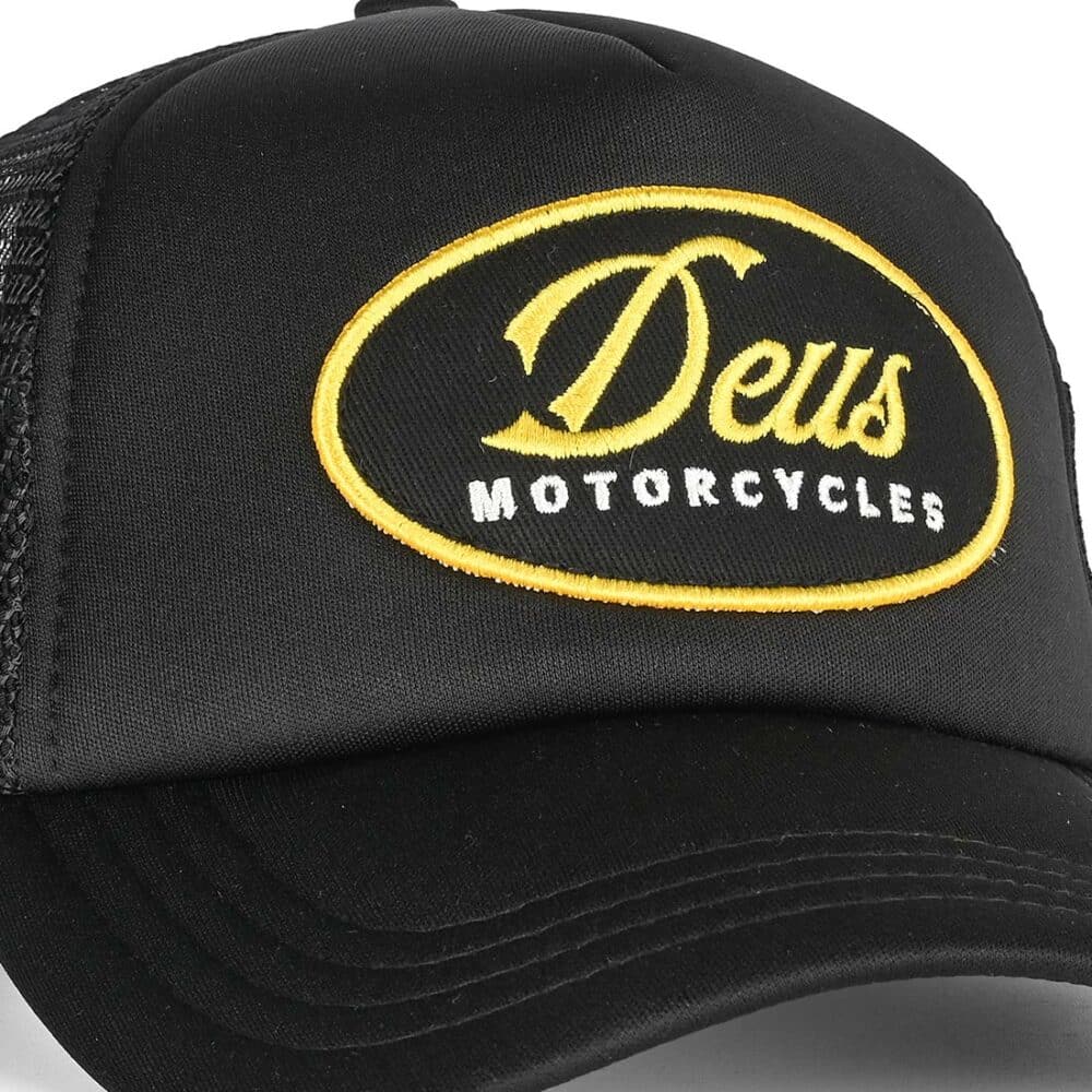 Deus Ex Machina Ride Out Mesh Back Trucker Cap - Black