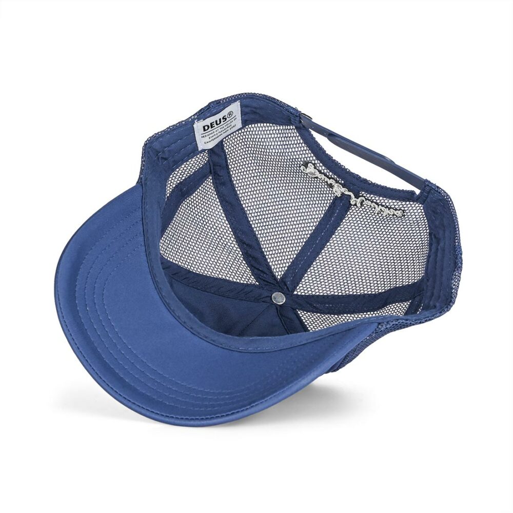 Deus Ex Machina Ride Out Mesh Back Trucker Cap - Navy