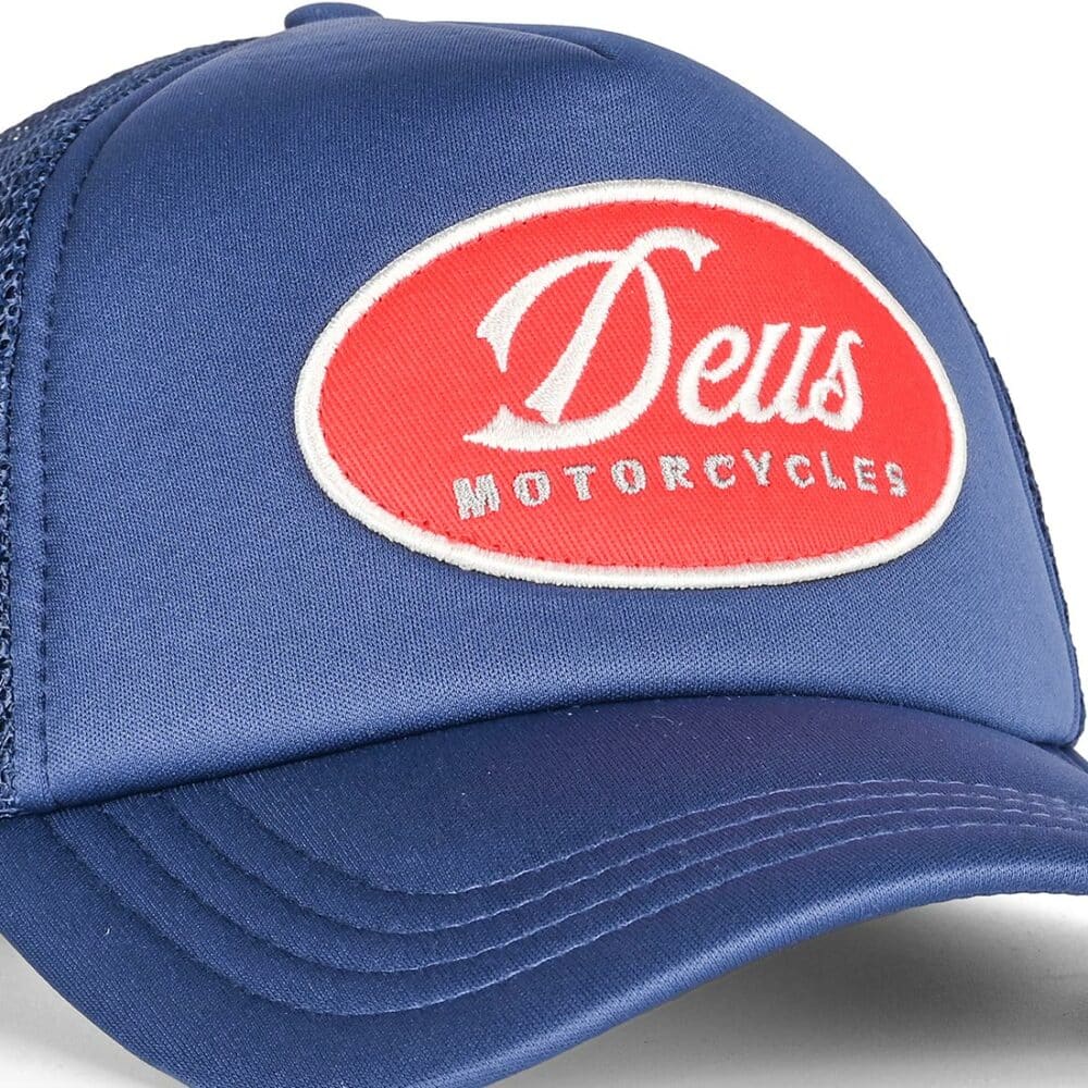 Deus Ex Machina Ride Out Mesh Back Trucker Cap - Navy