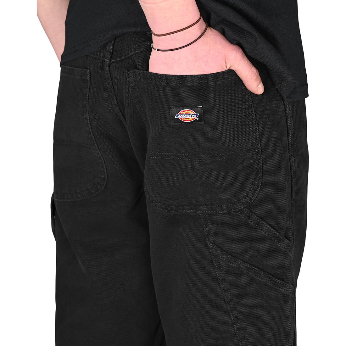 Dickies Duck Carpenter Short - Stone Washed Black - Supereight