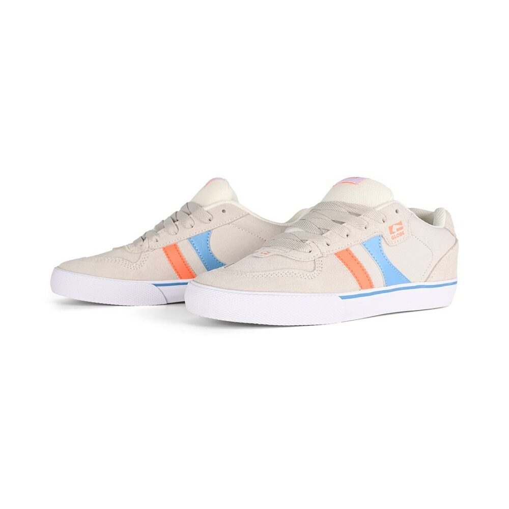 Globe Encore 2 Skate Shoes - Cloud/Blue/Orange