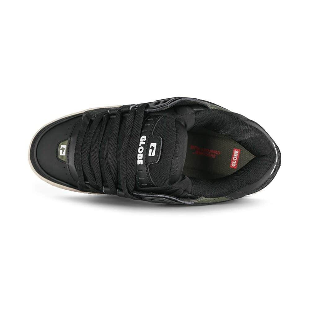 Globe Sabre Skate Shoes - Black/Dark Green