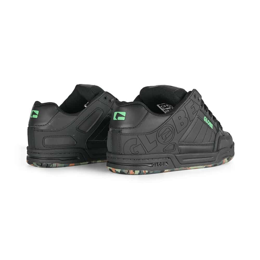 Globe Tilt Skate Shoes - Black/Green/Mosaic