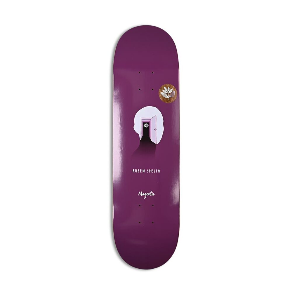 Magenta Ruben Spelta Door Skateboard Deck