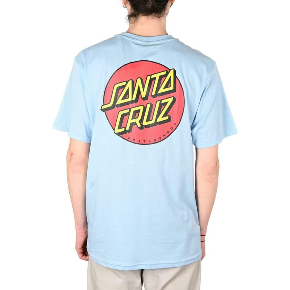 Santa Cruz Classic Dot Chest S/S T-Shirt - Sky Blue