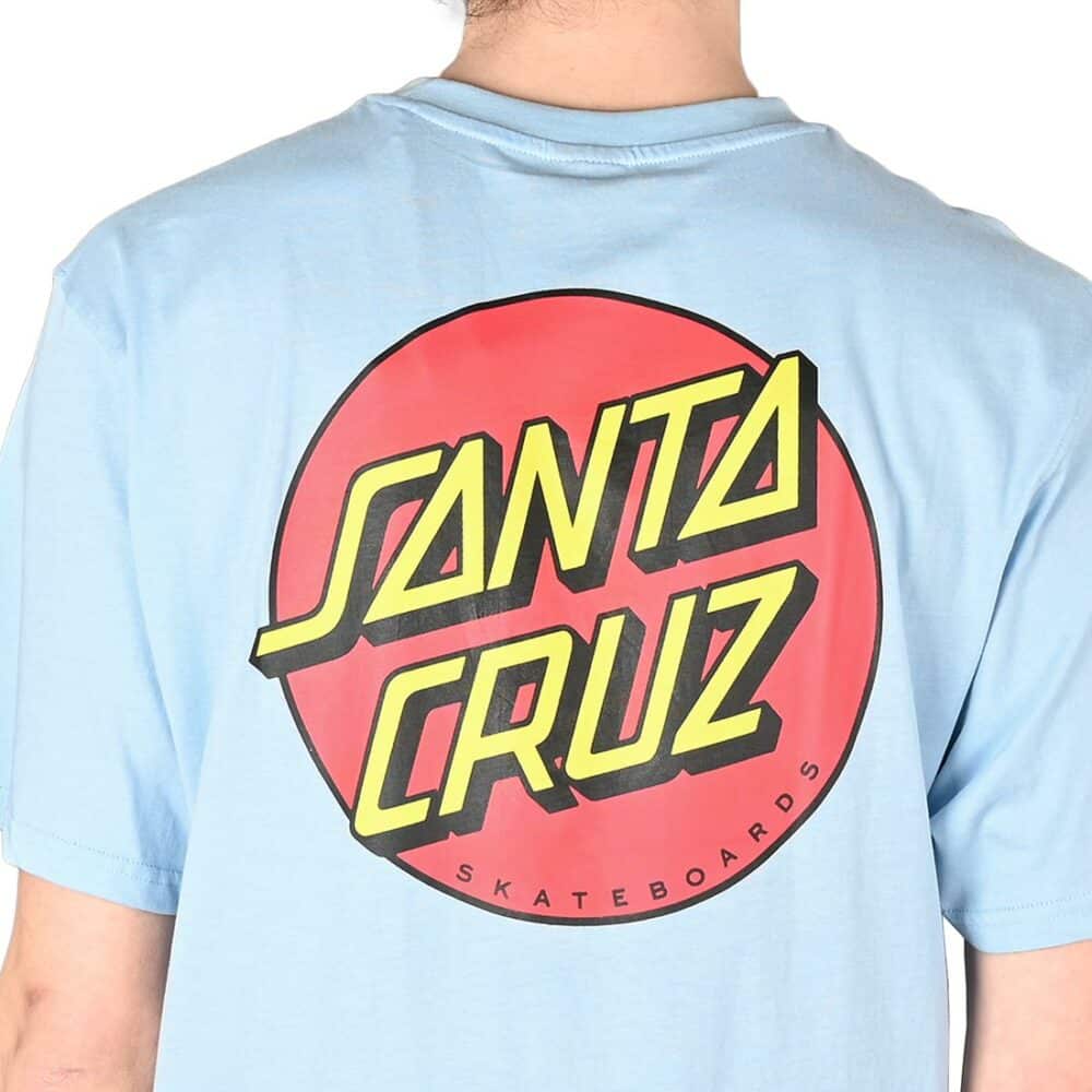 Santa Cruz Classic Dot Chest S/S T-Shirt - Sky Blue