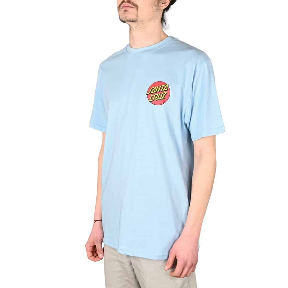 Santa Cruz Classic Dot Chest S/S T-Shirt - Sky Blue