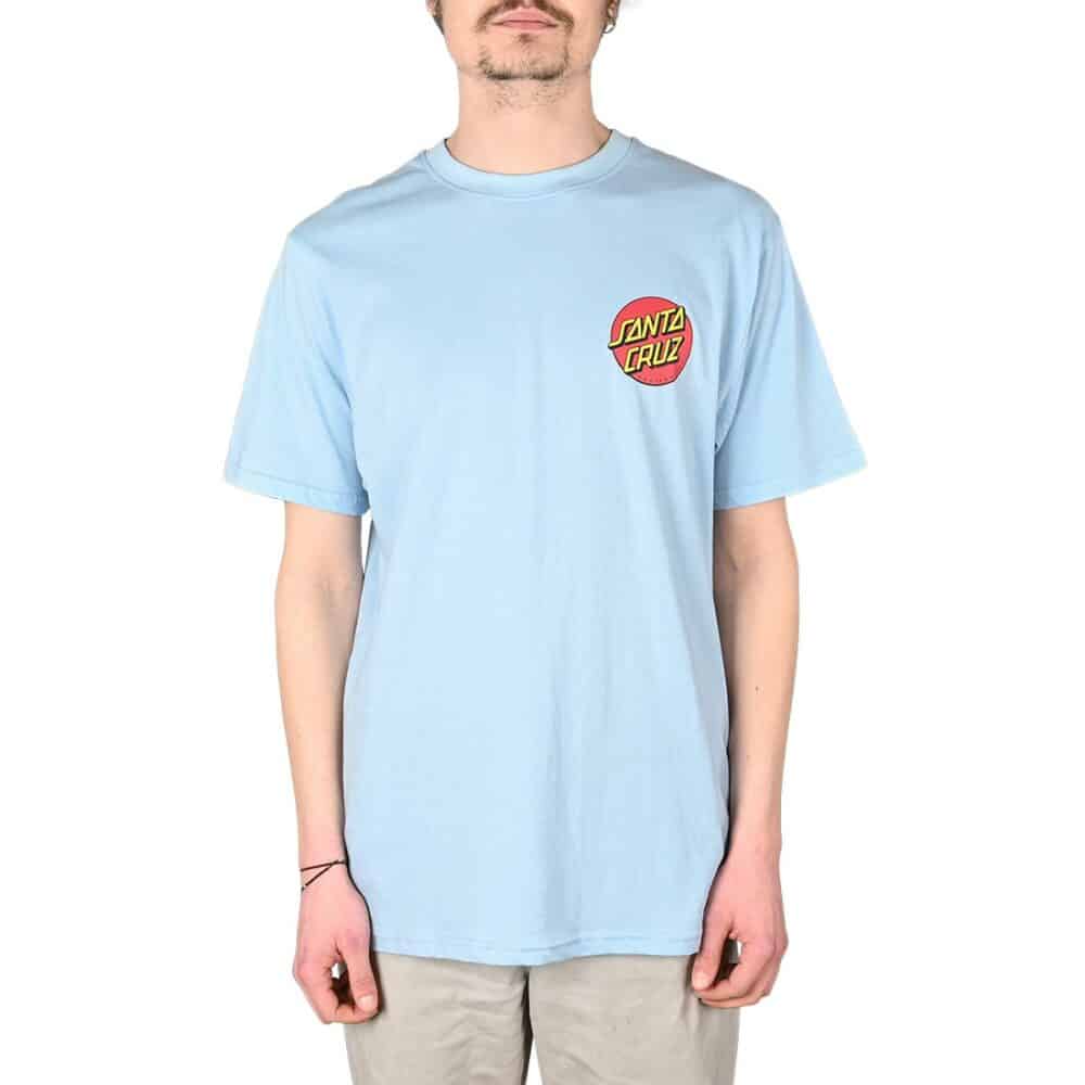 Santa Cruz Classic Dot Chest S/S T-Shirt - Pool Blue