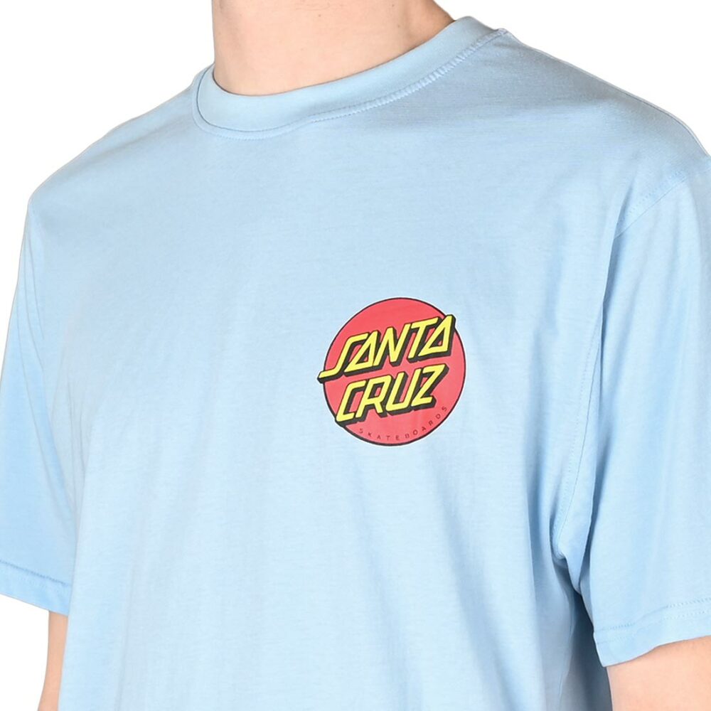 Santa Cruz Classic Dot Chest S/S T-Shirt - Pool Blue