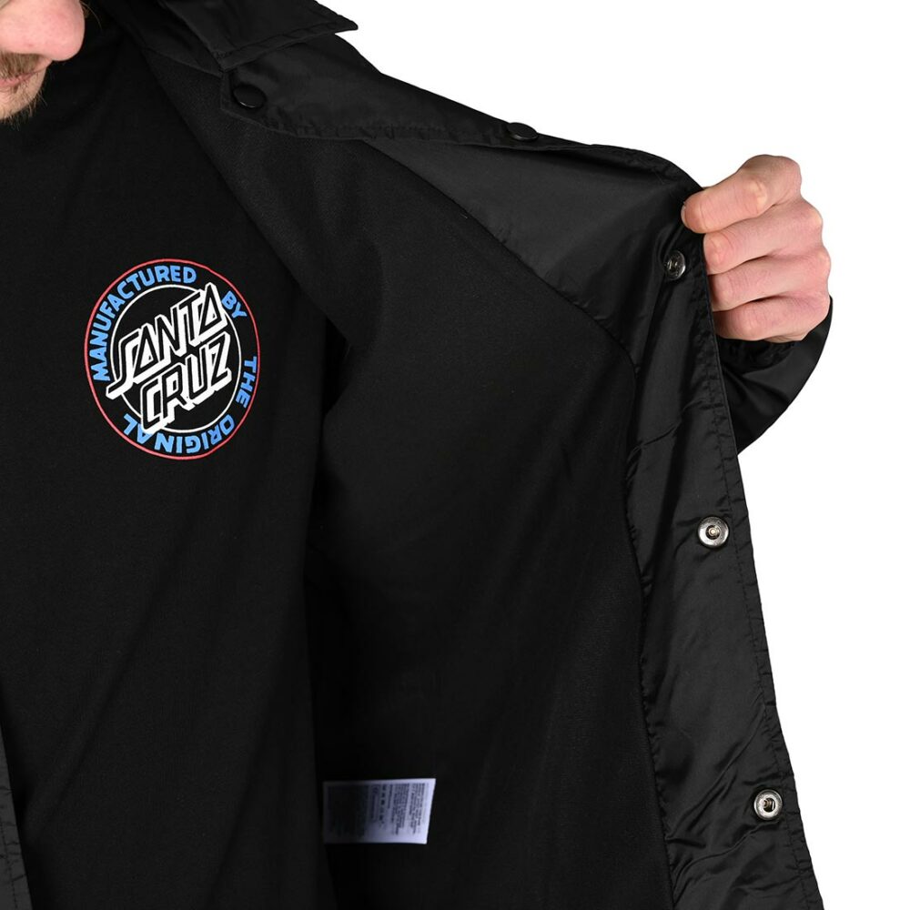 Santa Cruz Natas Screaming Panther Coach Jacket - Black