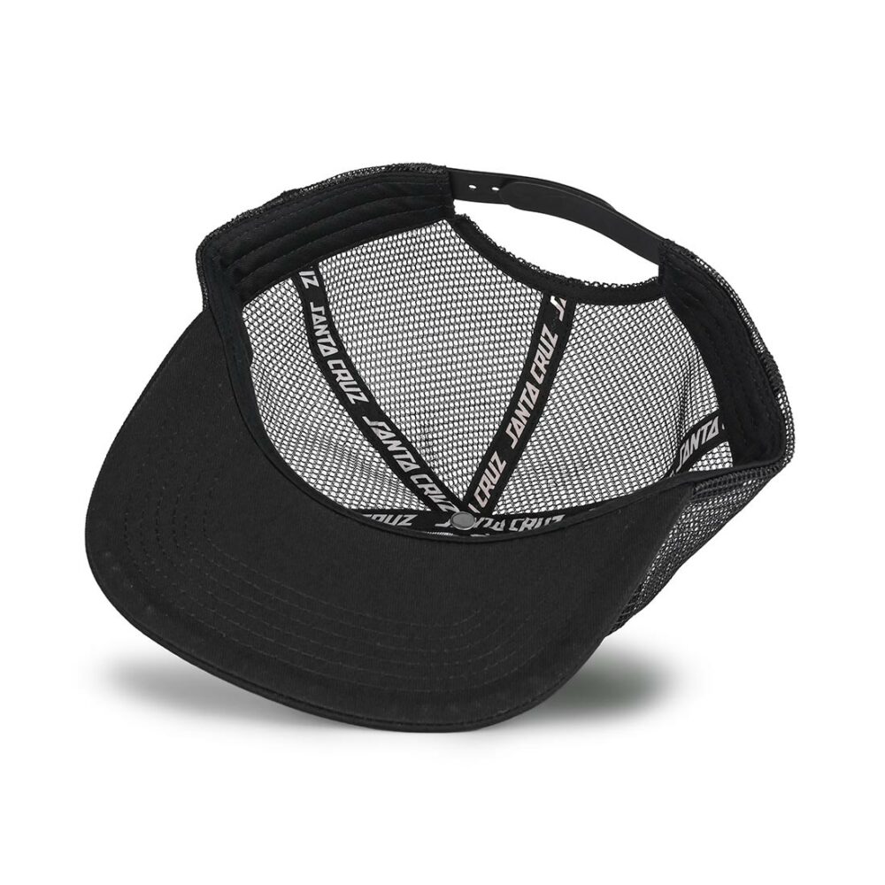 Santa Cruz Natas Screaming Panther Mesh Back Cap - Black