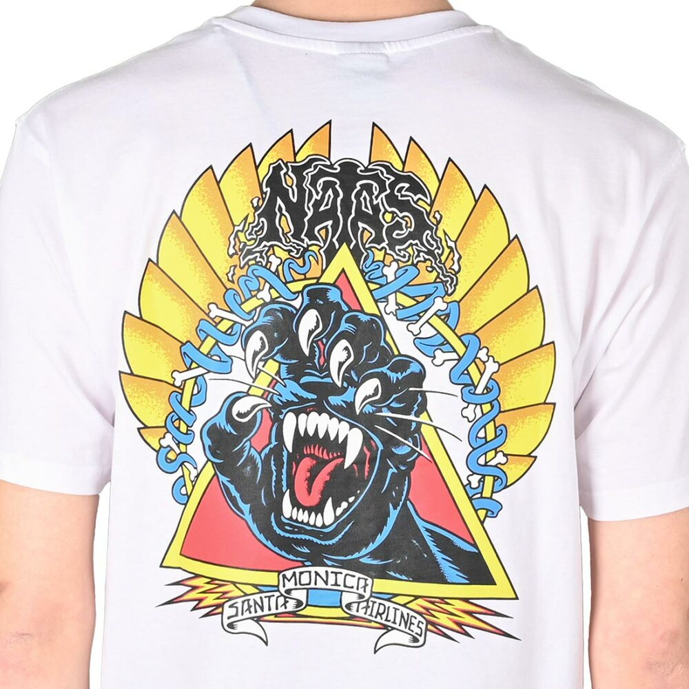 Santa Cruz Natas Screaming Panther S/S T-Shirt - White