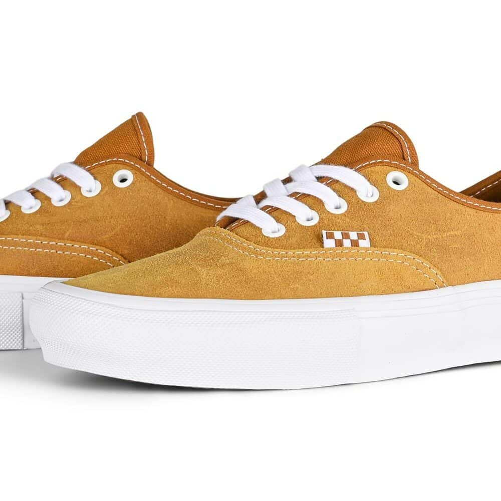 Vans Authentic Skate Shoes - Leather Golden Brown