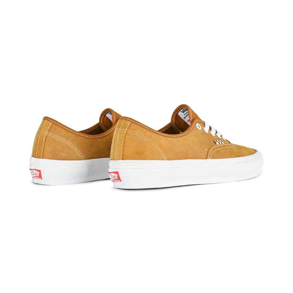 Vans Authentic Skate Shoes - Leather Golden Brown