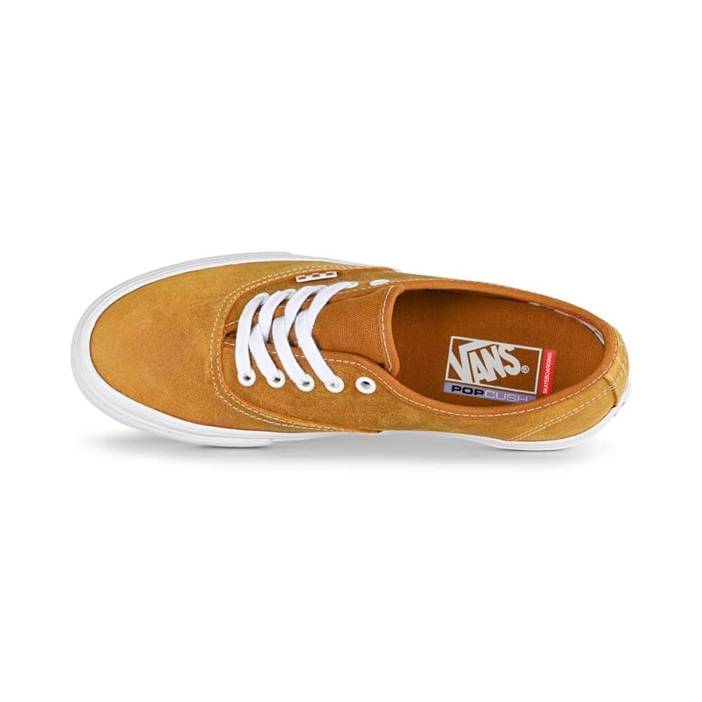 Vans Authentic Skate Shoes - Leather Golden Brown