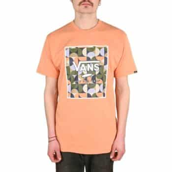 Vans Classic Print Box S/S T-Shirt - Copper Tan/White