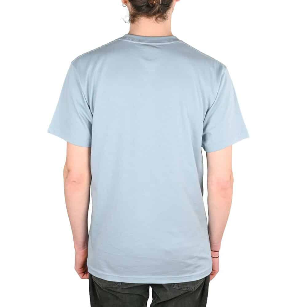 Vans Classic Print Box S/S T-Shirt - Dusty Blue/White