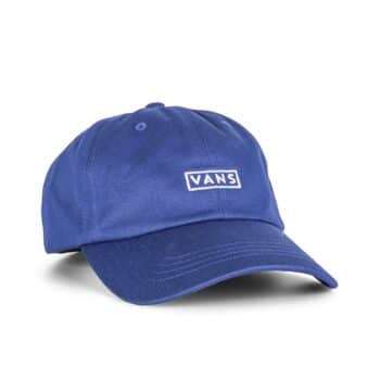 Vans Curved Bill Jockey Strapback Hat - Blue Depth