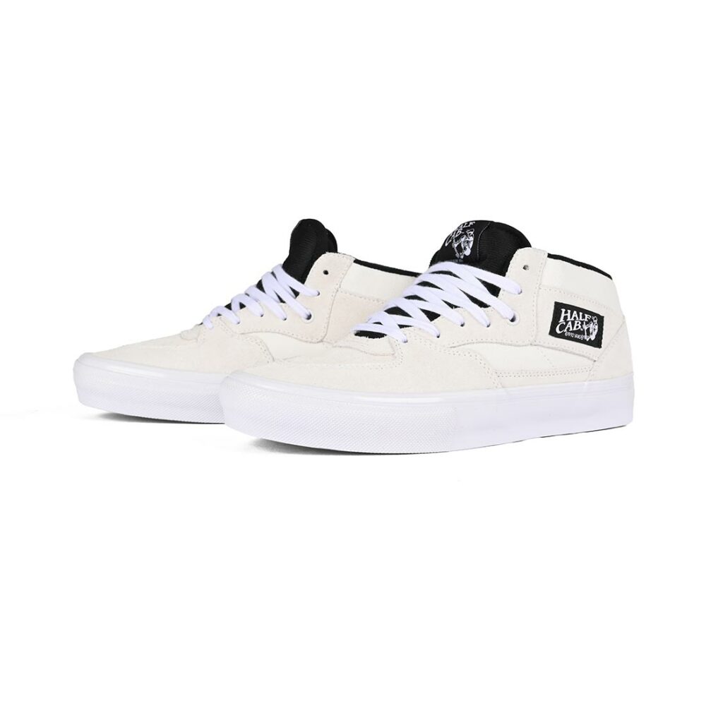Vans Half Cab Skate Shoes - Antique White/Gum