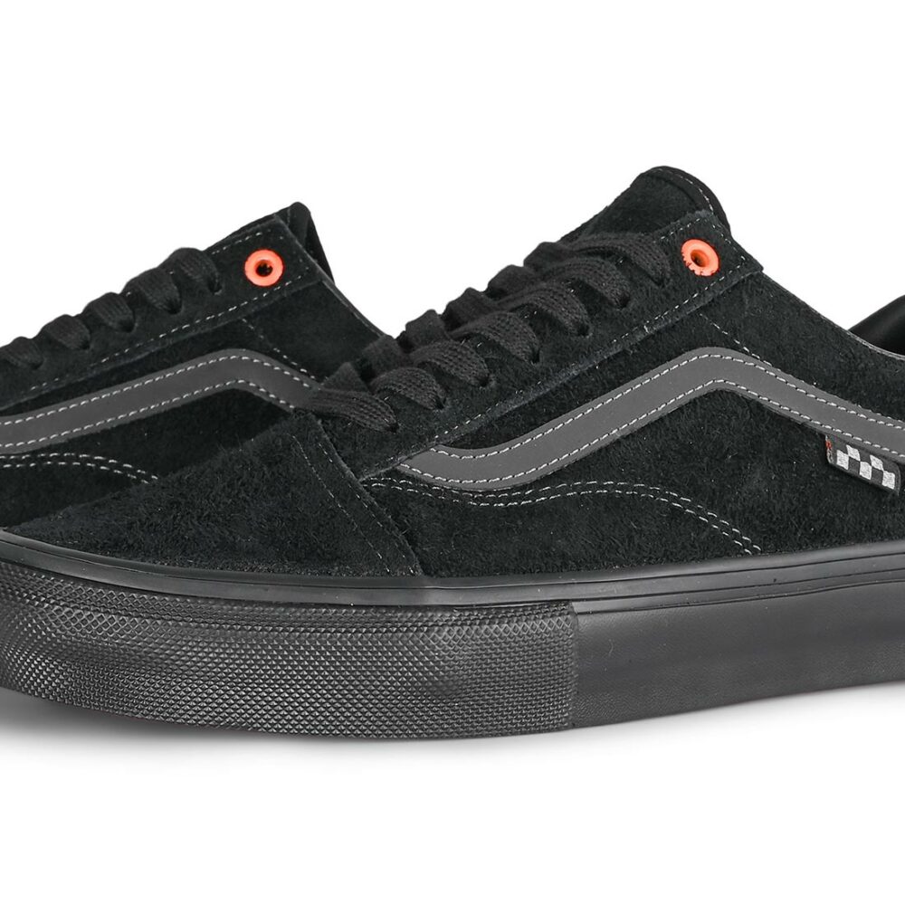 Vans Old Skool Skate Shoes - Black/Orange