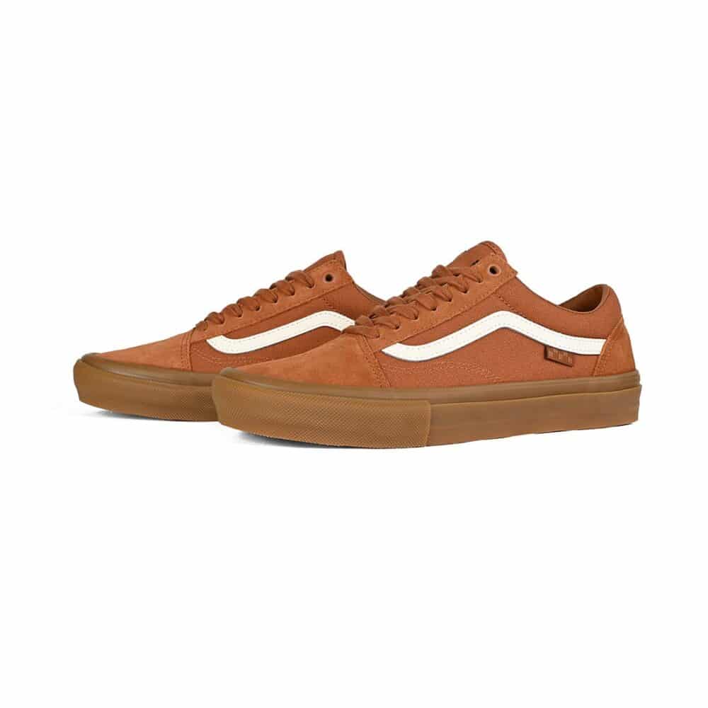 Vans Old Skool Skate Shoes - Brown/Gum