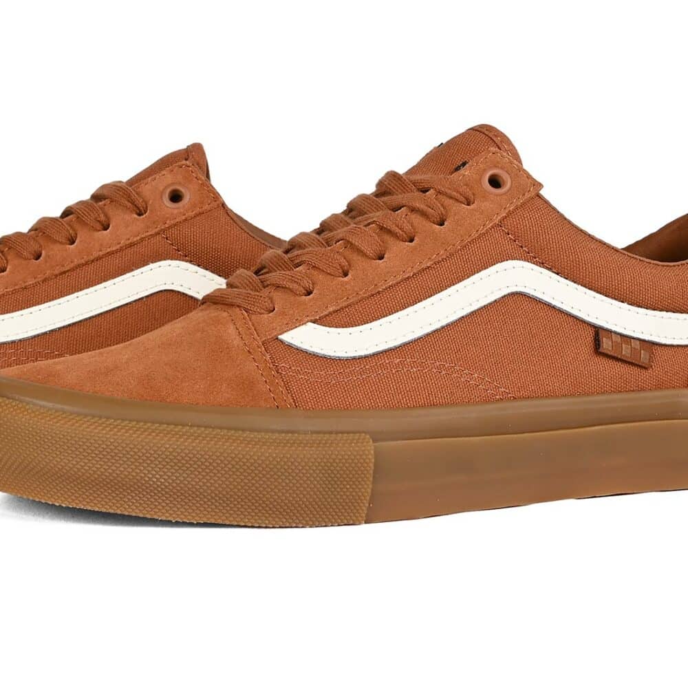 Vans Old Skool Skate Shoes - Brown/Gum