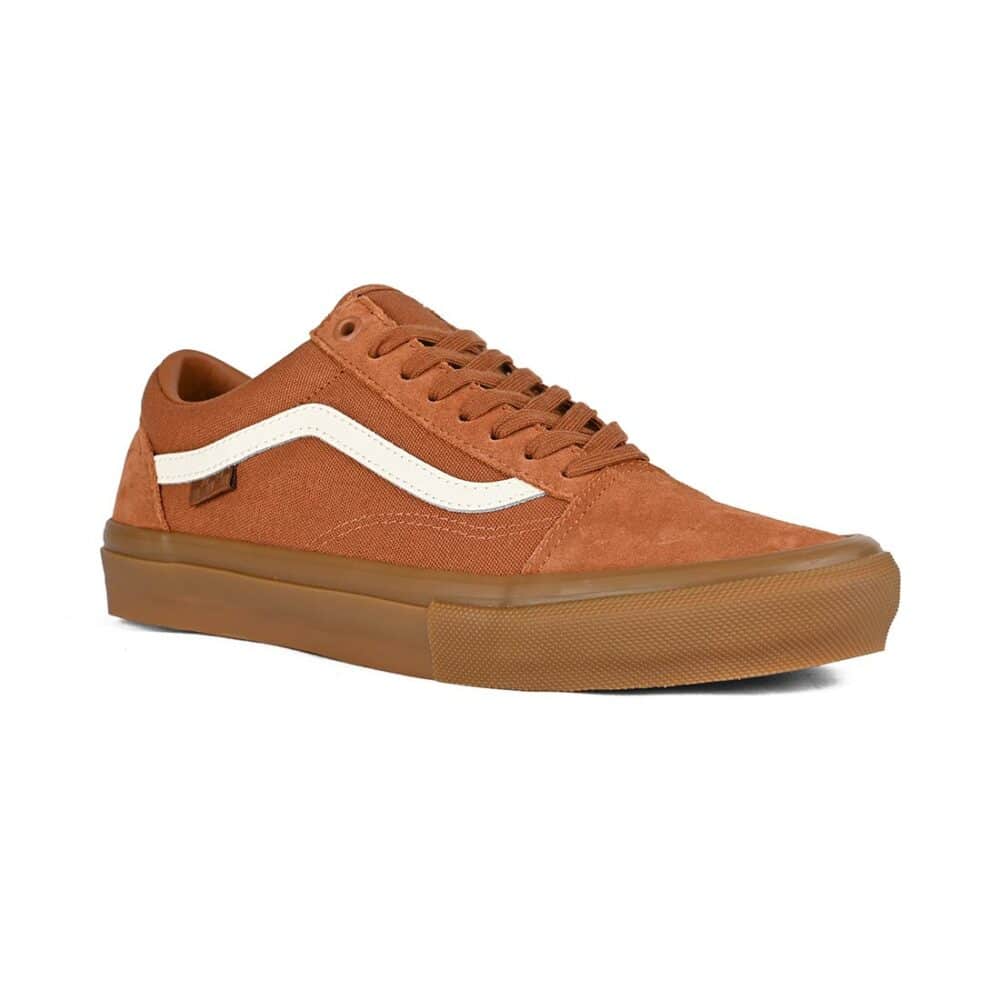 Vans Old Skool Skate Shoes - Brown/Gum