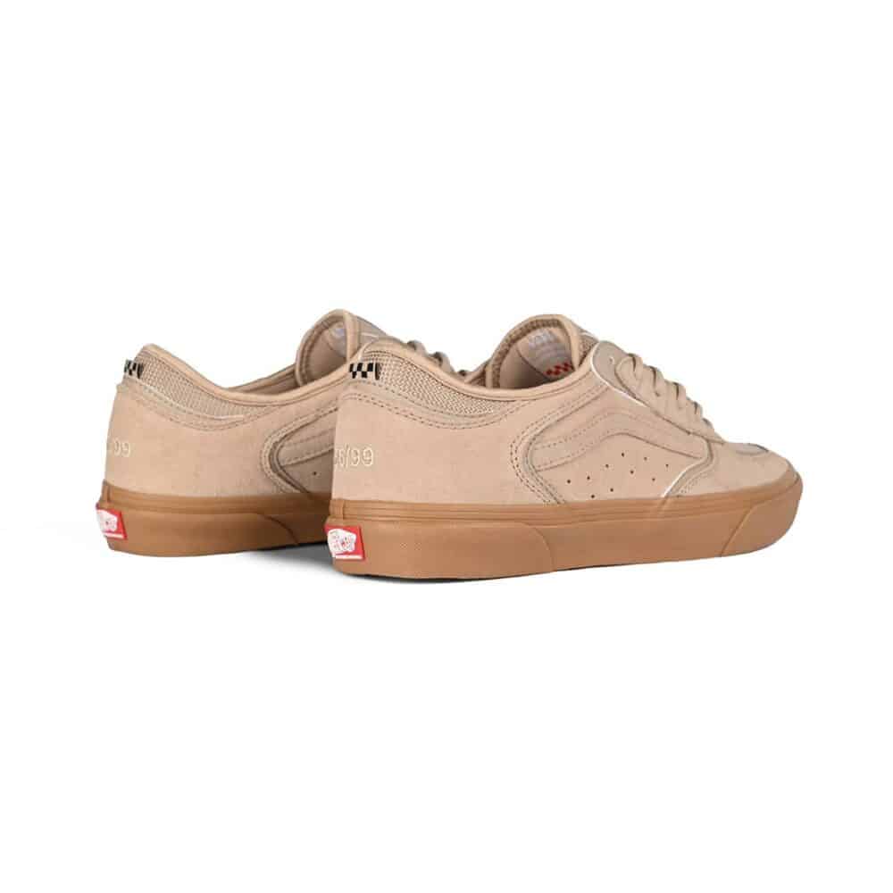 Vans Rowley Pro Skate Shoes - Suede Tan/Gum