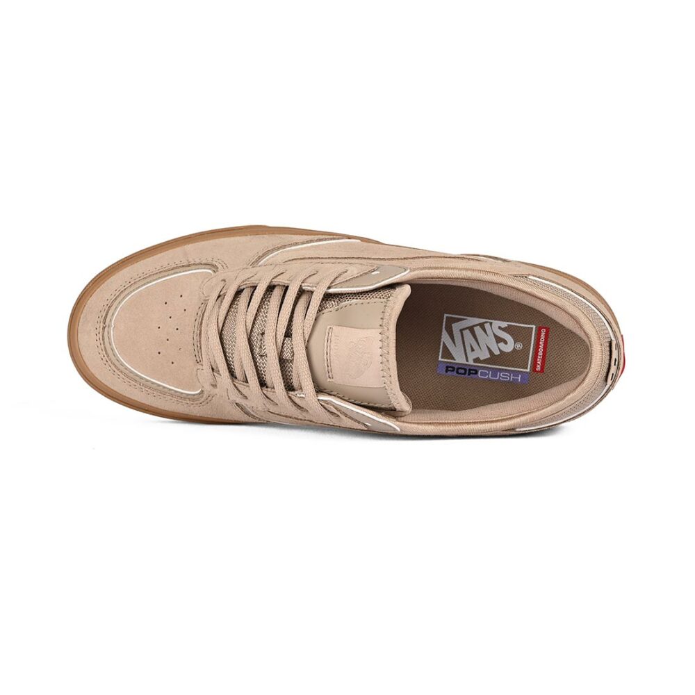 Vans Rowley Pro Skate Shoes - Suede Tan/Gum