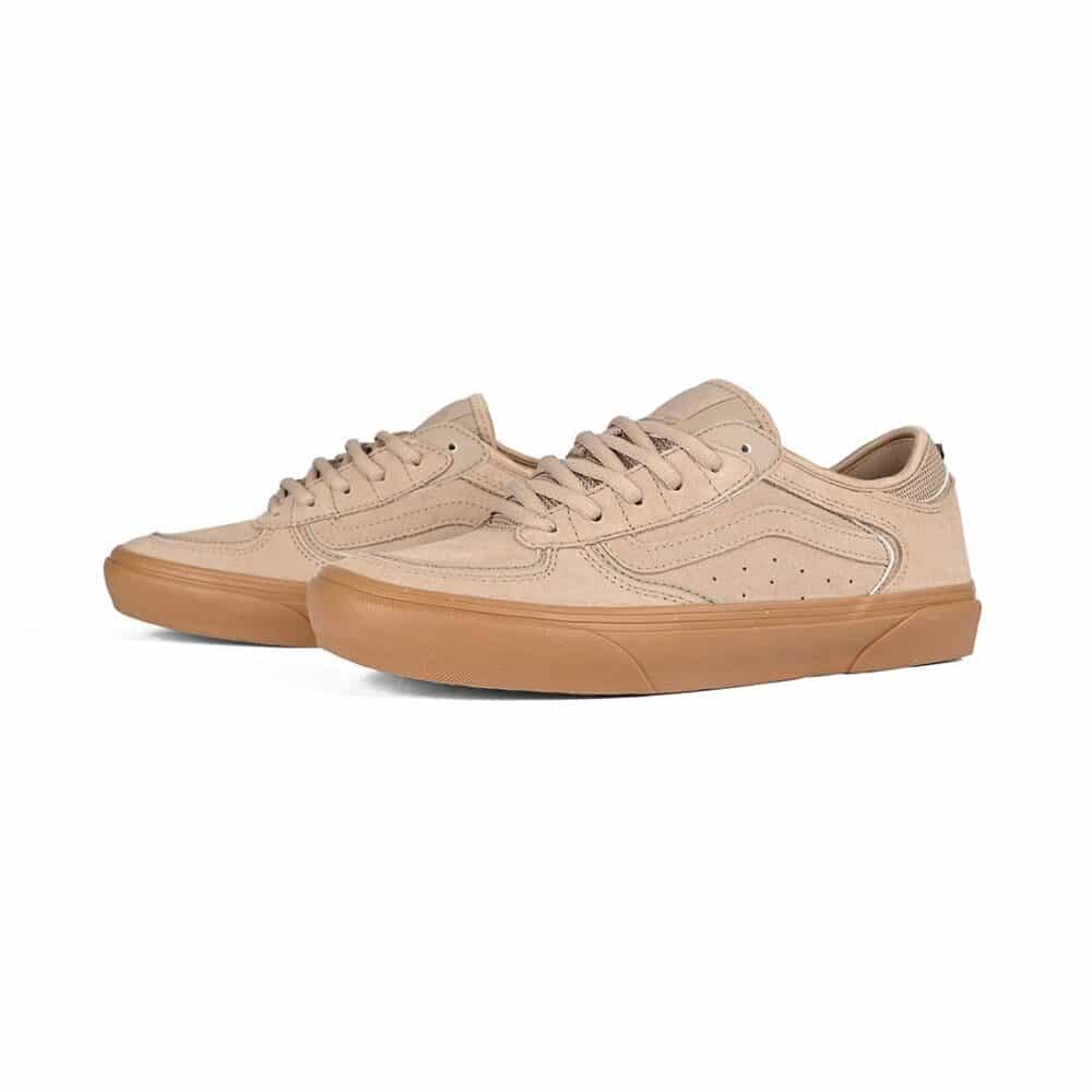 Vans Rowley Pro Skate Shoes - Suede Tan/Gum