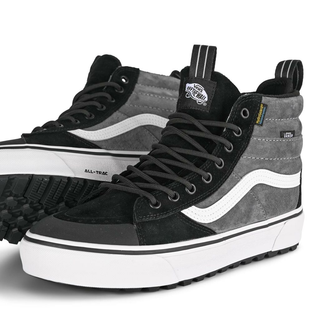 Vans Sk8-Hi MTE-2 Winterised Skate Shoes - Pewter/Black