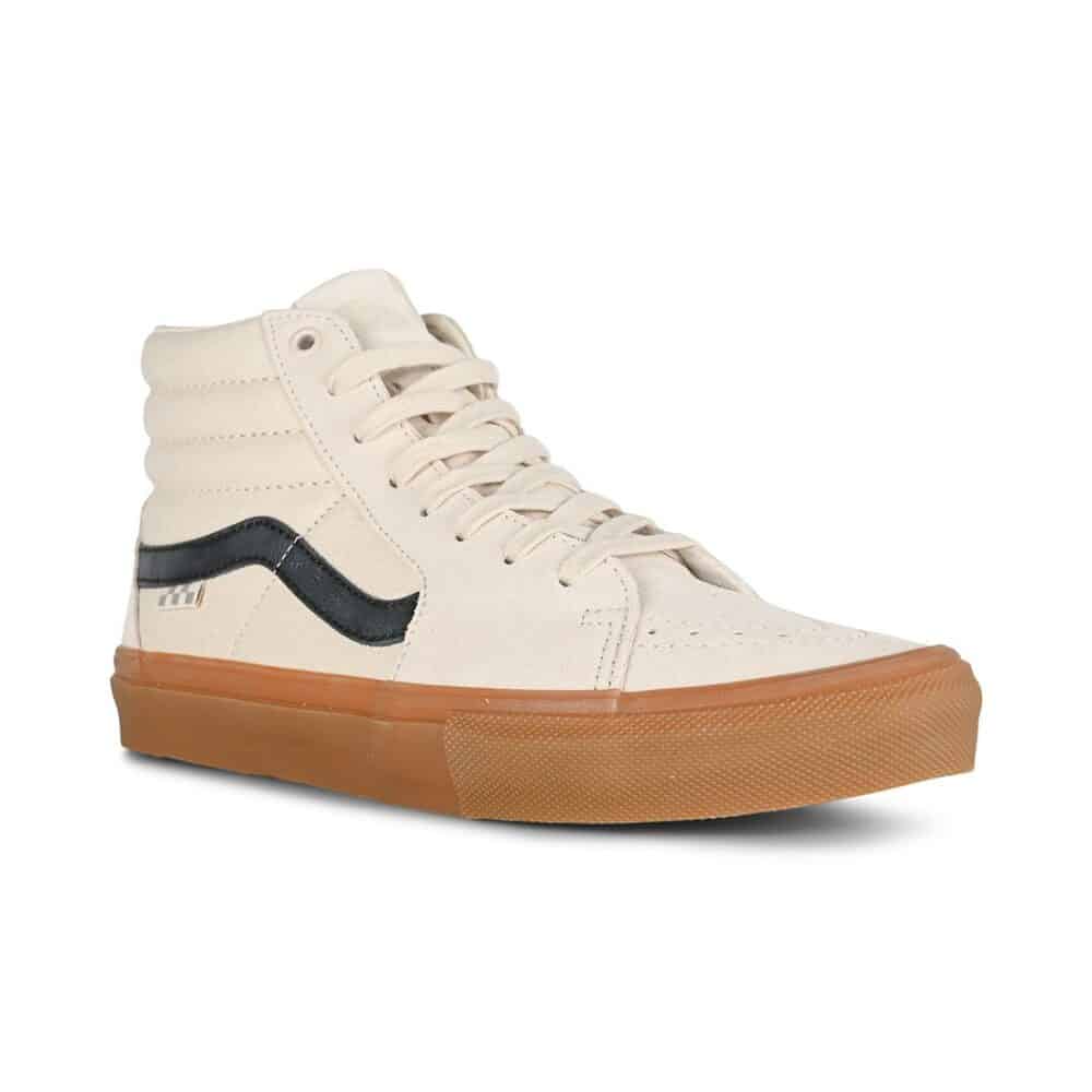 Vans Sk8-Hi Skate Shoes - Birch/Gum