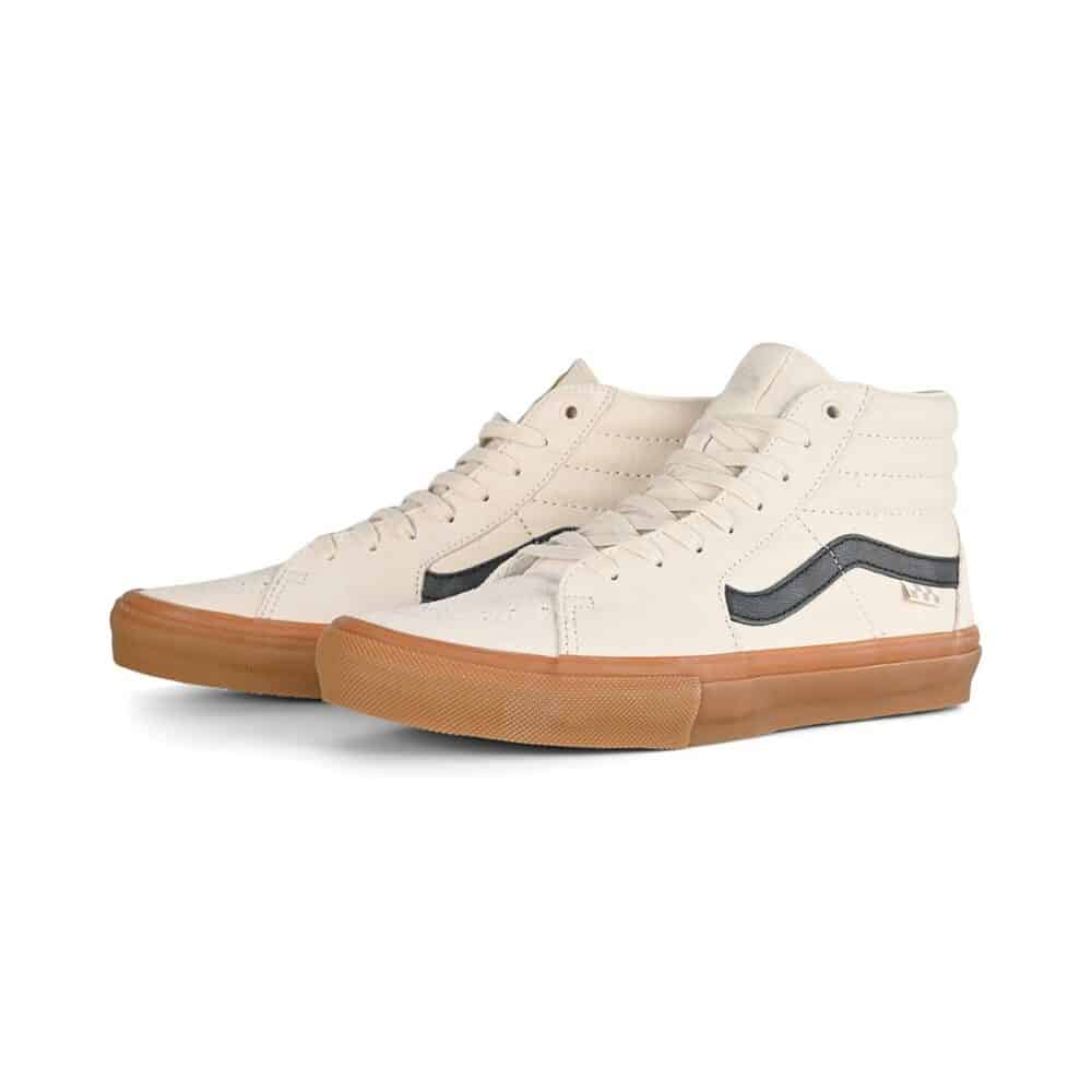 Vans Sk8-Hi Skate Shoes - Birch/Gum