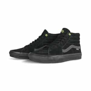 Vans Sk8-Hi Skate Shoes - Black/Sunny Lime