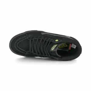 Vans Sk8-Hi Skate Shoes - Black/Sunny Lime