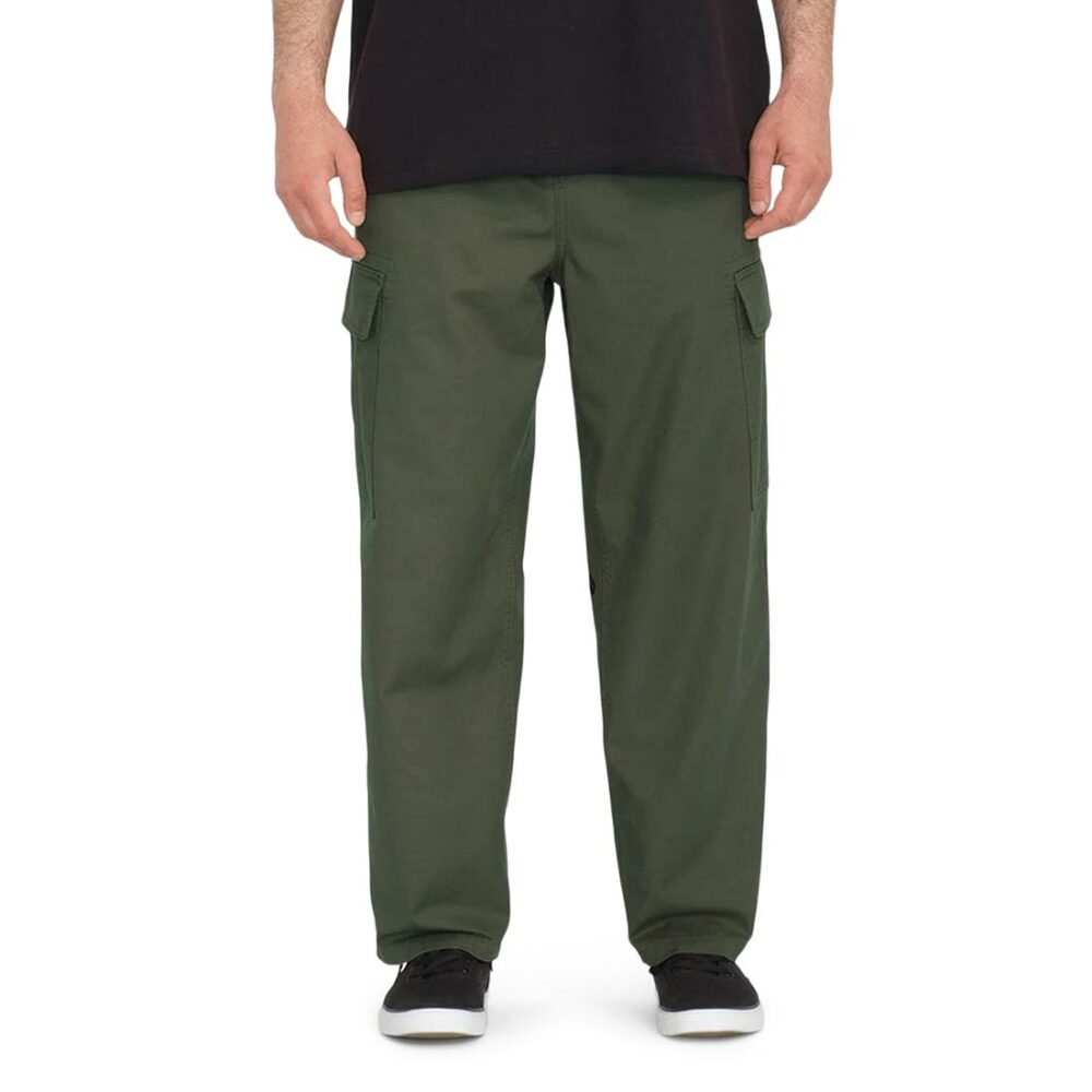 Volcom Billow Tapered Cargo Pants - Squadron Green