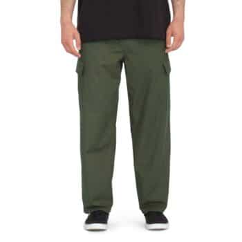 Volcom Billow Tapered Cargo Pants - Squadron Green