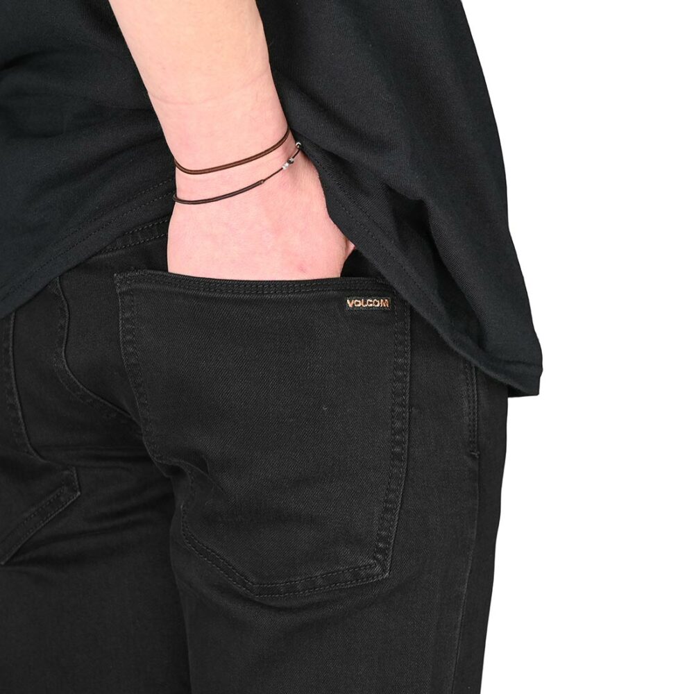 Volcom Solver Straight Fit Jeans - Blackout (SP24)