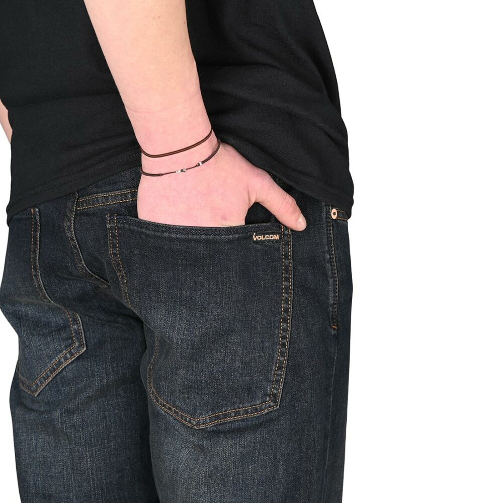 Volcom Solver Straight Fit Jeans - New Vintage Blue