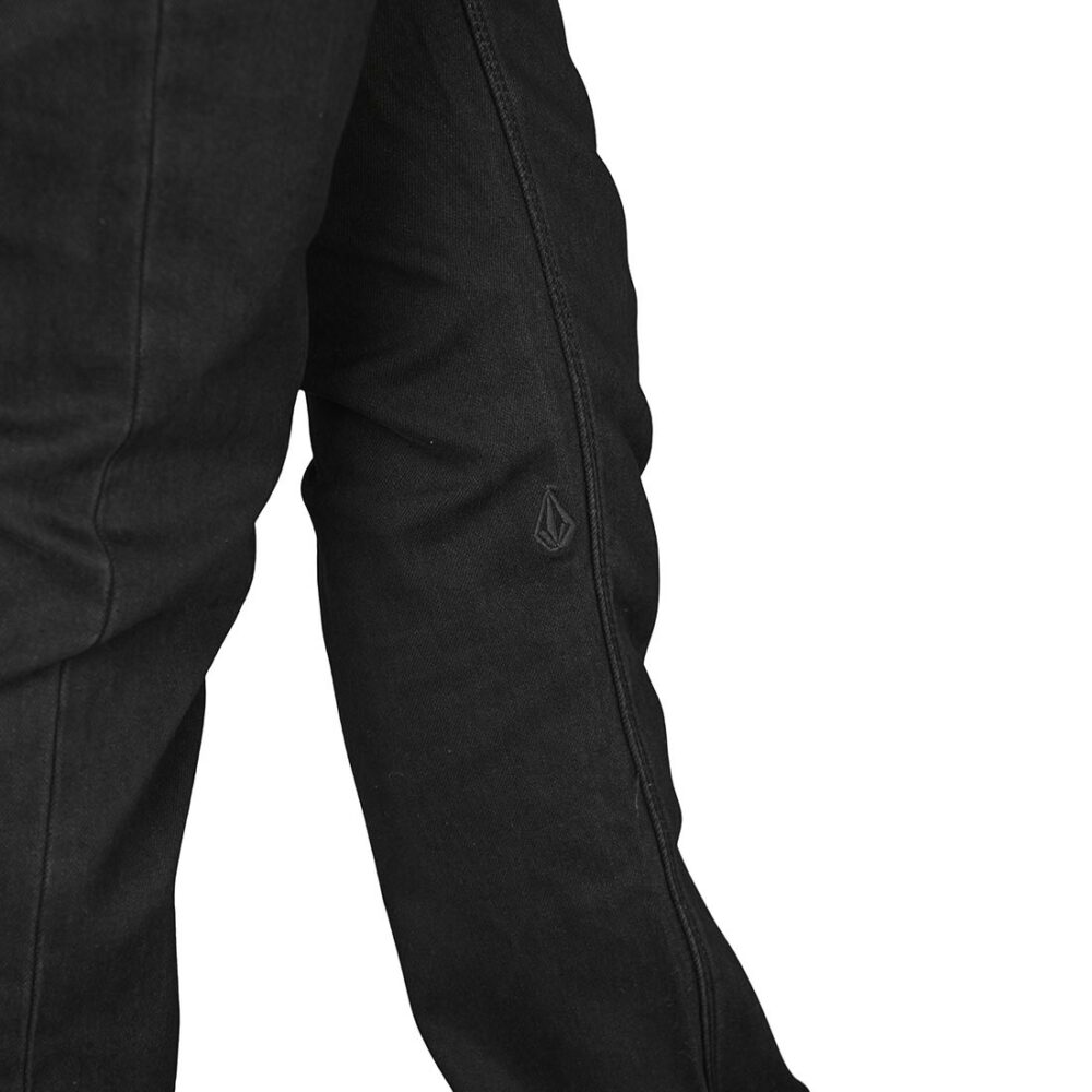 Volcom Vorta Slim Straight Jeans - Black Out (SP24)